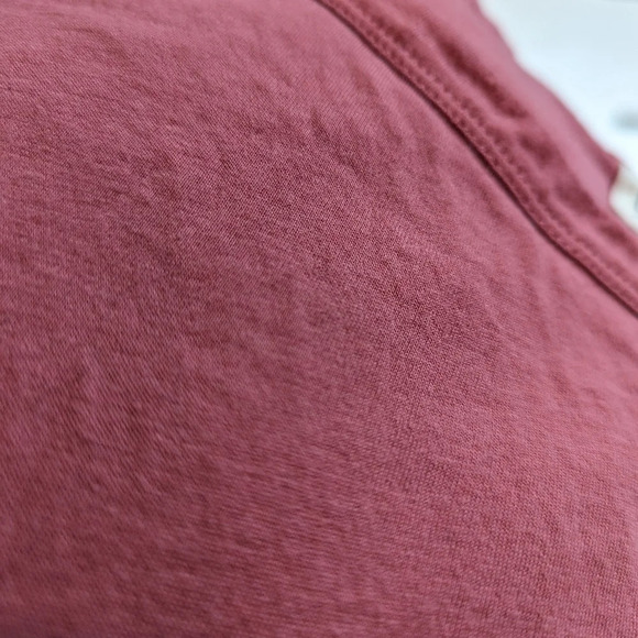 GAP Maternity Dark Dusty Rose Dress Rouched Sides Woman's Large - Picture 6 of 6